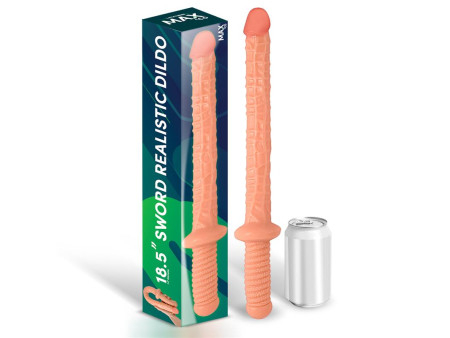 Blade Dildo Realista Forma de Espada 185 Sword Natural