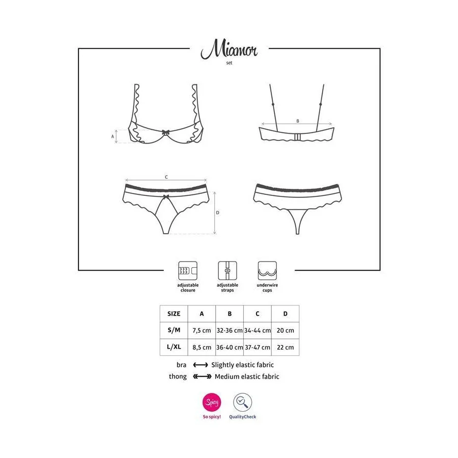 Miamor Set de 2 Piezas
