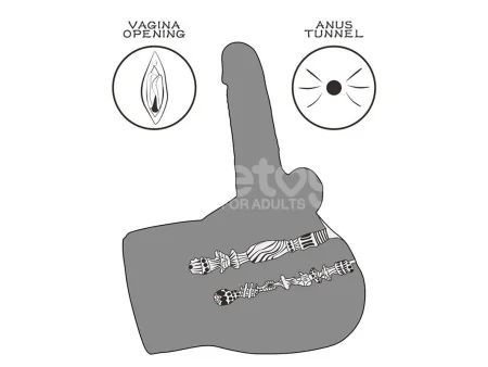 Streetgirls 17 Masturbador con Dildo Articulable