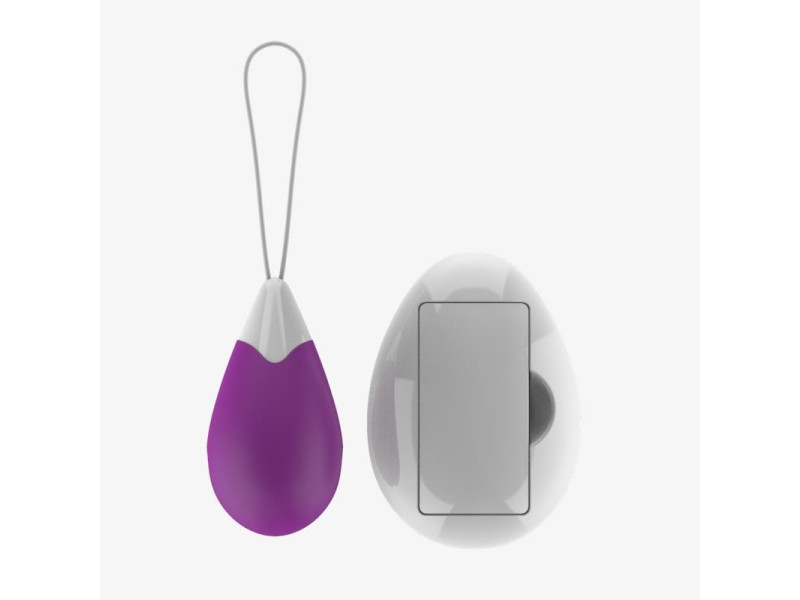 Huevo Vibrador con Control Remoto USB Purpura