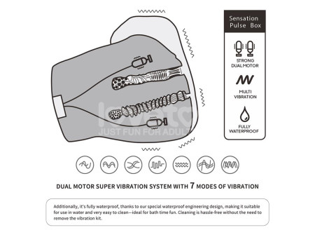 Streetgirls Masturbador Dual Motor Sensation Pulse