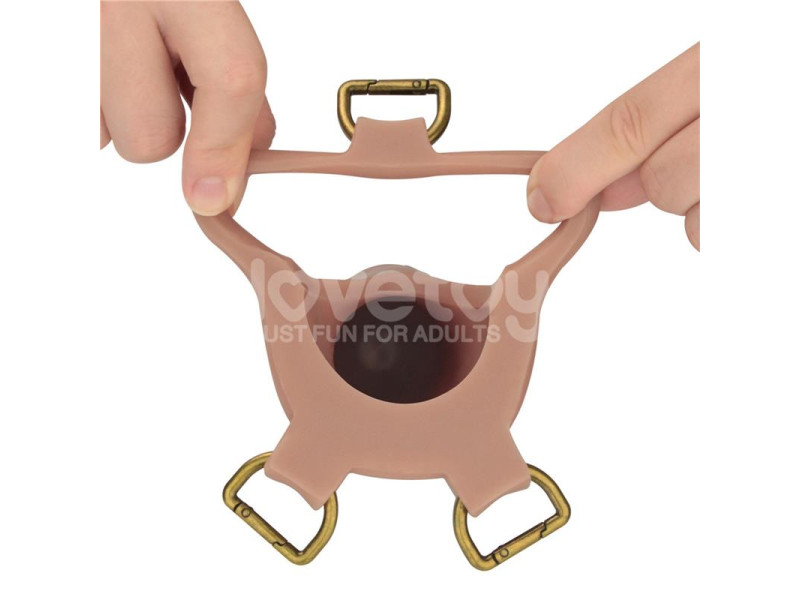 Ingen Arnes Ajustable con Dildo Hueco 9 Enhanced Set L XL 2XL