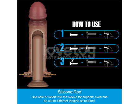 Ingen Arnes Ajustable con Dildo Hueco 9 Enhanced Set L XL 2XL