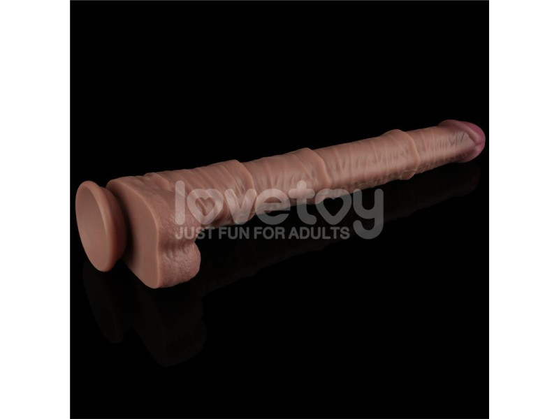 Dildo Dual Layered Articulable XXL 16