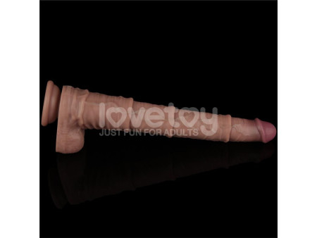 Dildo Dual Layered Articulable XXL 16