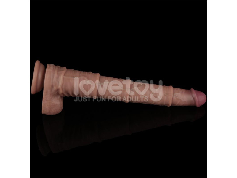 Dildo Dual Layered Articulable XXL 16