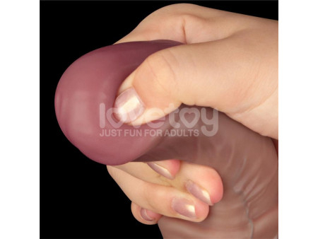 Dildo Dual Layered Articulable XXL 16