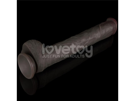 Dildo Dual Layered Articulable XXL 145 Dildo Dual Layered Articulable XXL 145
