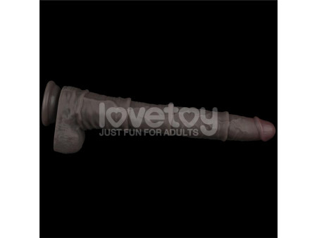 Dildo Dual Layered Articulable XXL 16 Dildo Dual Layered Articulable XXL 16