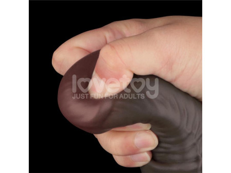 Dildo Dual Layered Articulable XXL 16 Dildo Dual Layered Articulable XXL 16