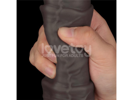 Dildo Dual Layered Articulable XXL 16 Dildo Dual Layered Articulable XXL 16