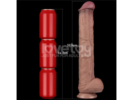 Dildo Dual Layer Articulable XXL 145