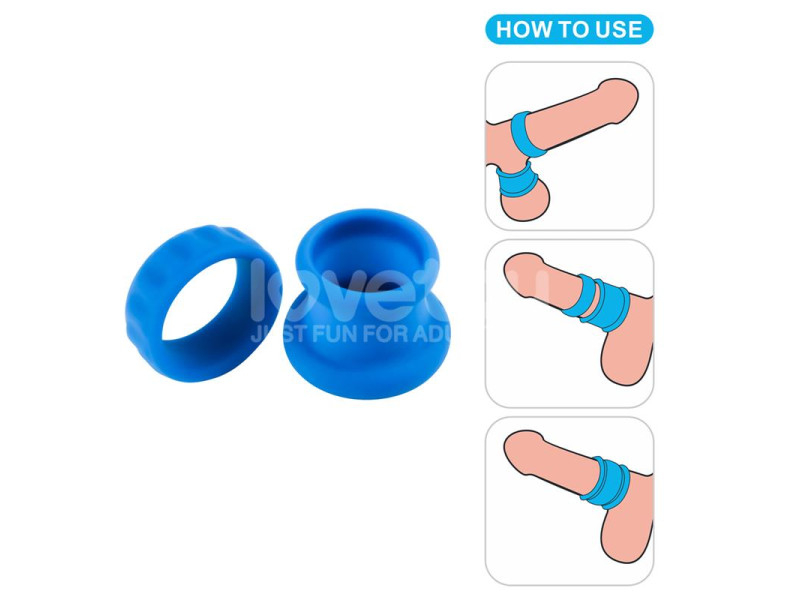 Pinnacle Pro Twin Flex Stretcher Anillo Doble para el Pene