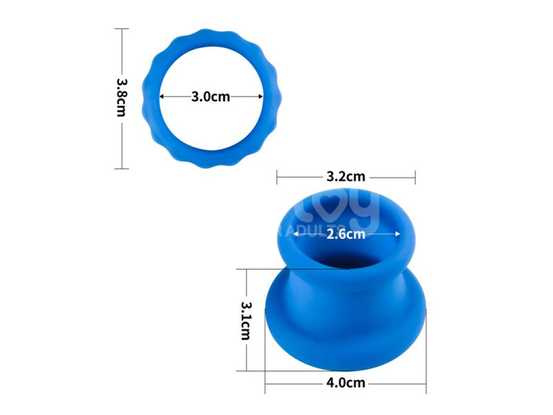 Pinnacle Pro Twin Flex Stretcher Anillo Doble para el Pene