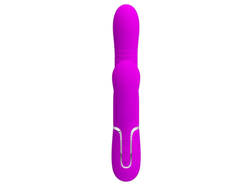 Mariana Vibrador 4en1 Silicona Fucsia