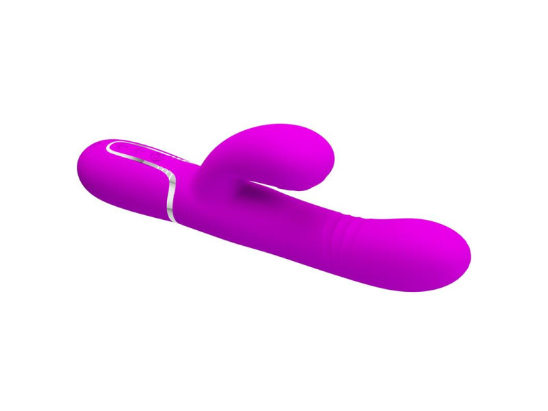 Mariana Vibrador 4en1 Silicona Fucsia