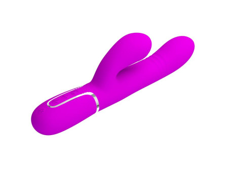 Mariana Vibrador 4en1 Silicona Fucsia