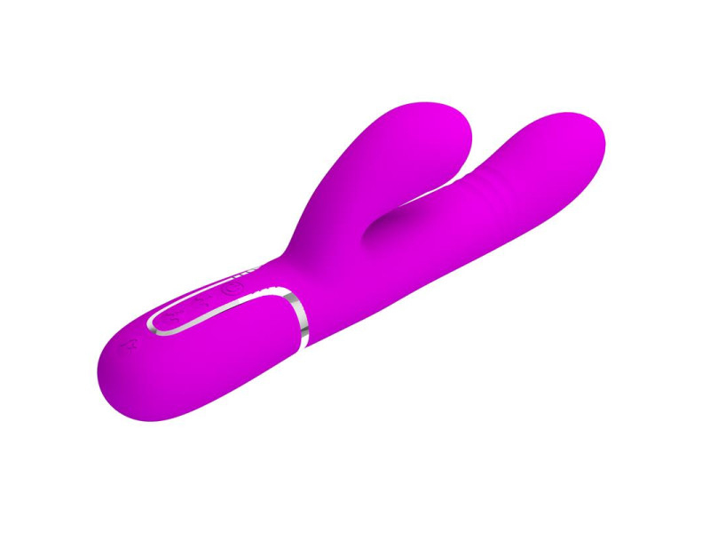 Mariana Vibrador 4en1 Silicona Fucsia