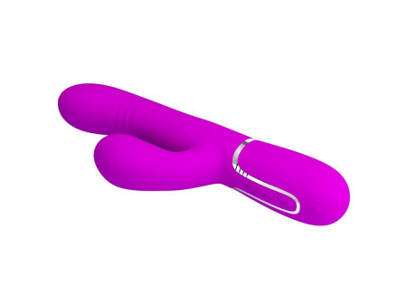 Mariana Vibrador 4en1 Silicona Fucsia