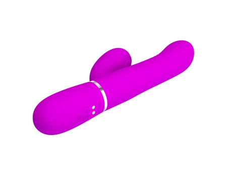 Mariana Vibrador 4en1 Silicona Fucsia