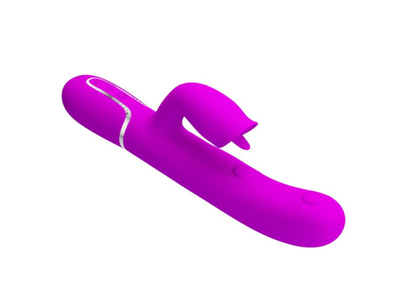Gigi Vibrador con Licking y Thumping Fucsia