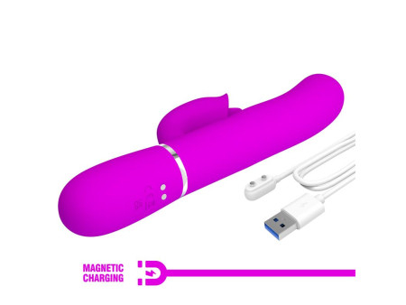 Gigi Vibrador con Licking y Thumping Fucsia