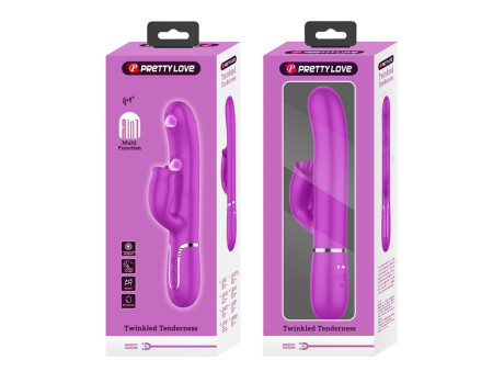 Gigi Vibrador con Licking y Thumping Fucsia