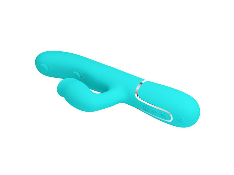 Gigi Vibrador con Licking y Thumping Turquesa