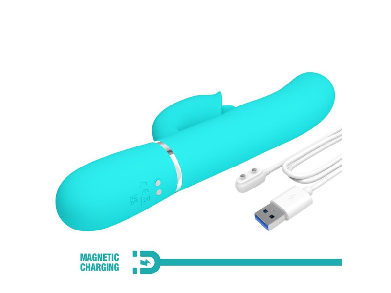 Gigi Vibrador con Licking y Thumping Turquesa