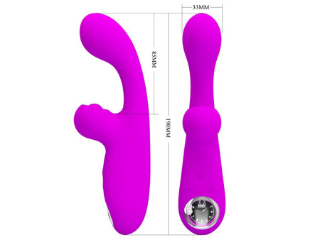 Skylar Conejito Vibrador y Thumping Fucsia
