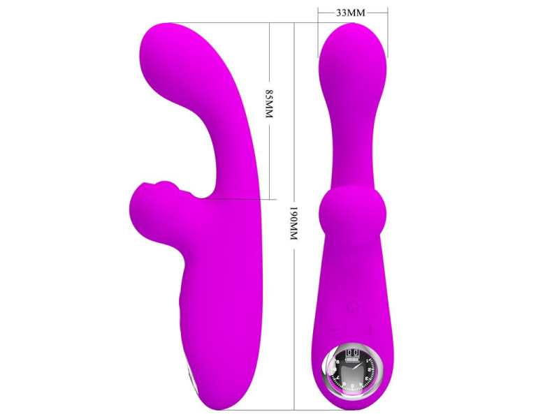 Skylar Conejito Vibrador y Thumping Fucsia