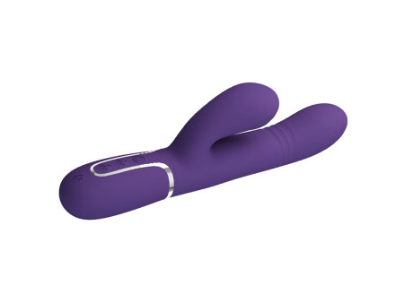 Mariana Vibrador 4 en 1 Silicona Morado