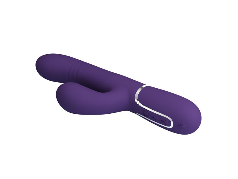 Mariana Vibrador 4 en 1 Silicona Morado