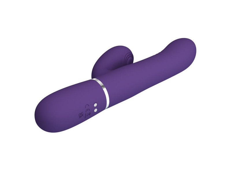 Mariana Vibrador 4 en 1 Silicona Morado