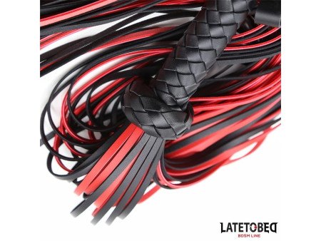 Flogger 65cm Negro y Rojo