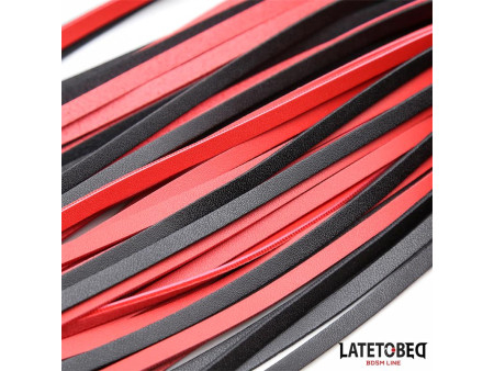 Flogger 65cm Negro y Rojo