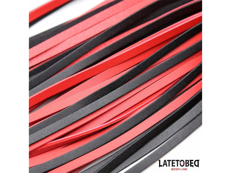 Flogger 65cm Negro y Rojo