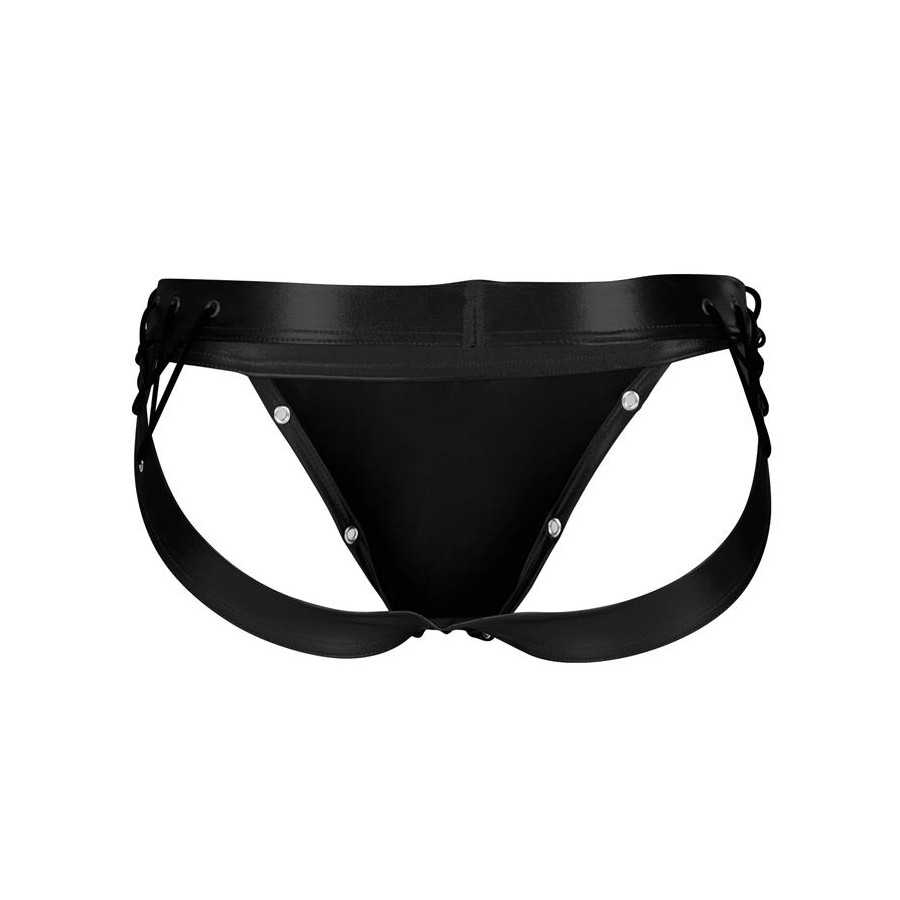 C4M14 Suspendorio Desire Leatherette Negro