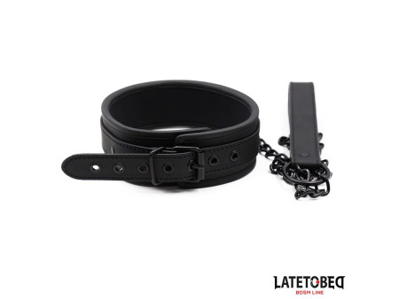 Set Collar y Correa Neopreno Negro