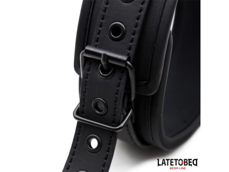 Set Collar y Correa Neopreno Negro