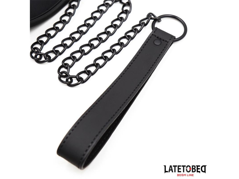 Set Collar y Correa Neopreno Negro
