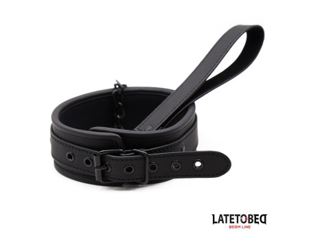 Set Collar y Correa Neopreno Negro