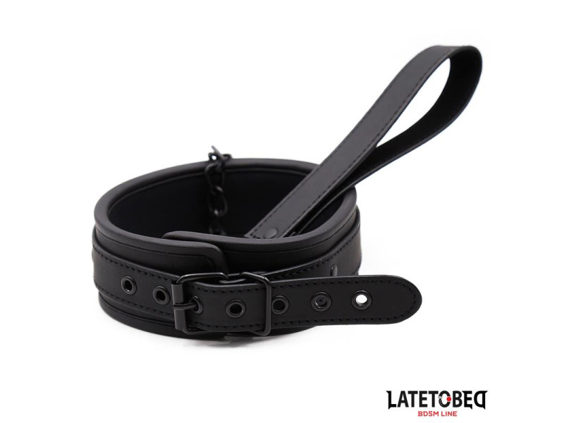 Set Collar y Correa Neopreno Negro