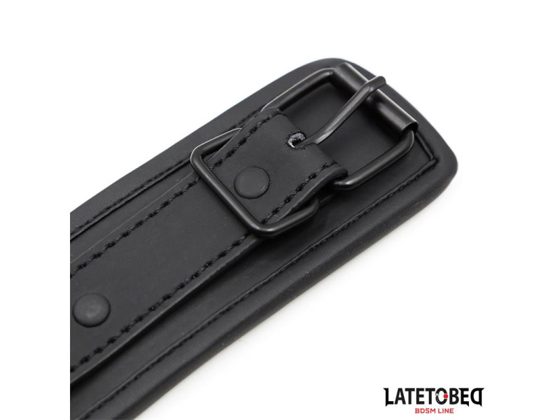Set Collar y Correa Neopreno Negro