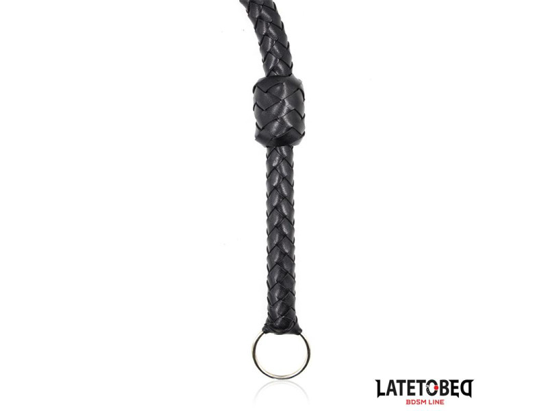 Latigo Trenzado Negro 116cm