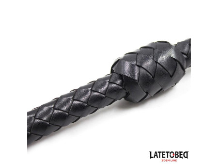 Latigo Trenzado Negro 116cm