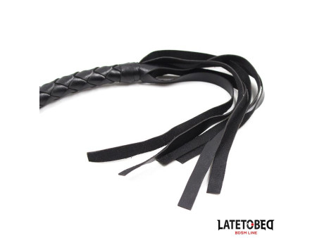 Latigo Trenzado Negro 116cm