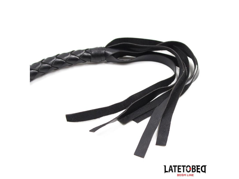 Latigo Trenzado Negro 116cm
