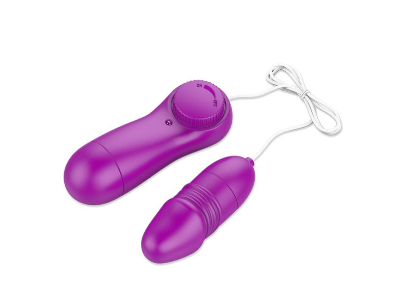 Laary Huevo Vibrador Multi Velocidad Control Remoto Purpur