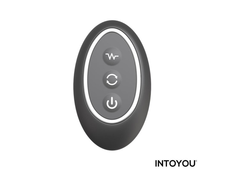 Klark Plug Anal Oscilante con Vibracion y Control Remoto